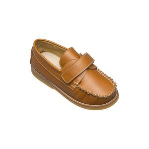 Elephantito Nick Leather Boat Shoe, Brown